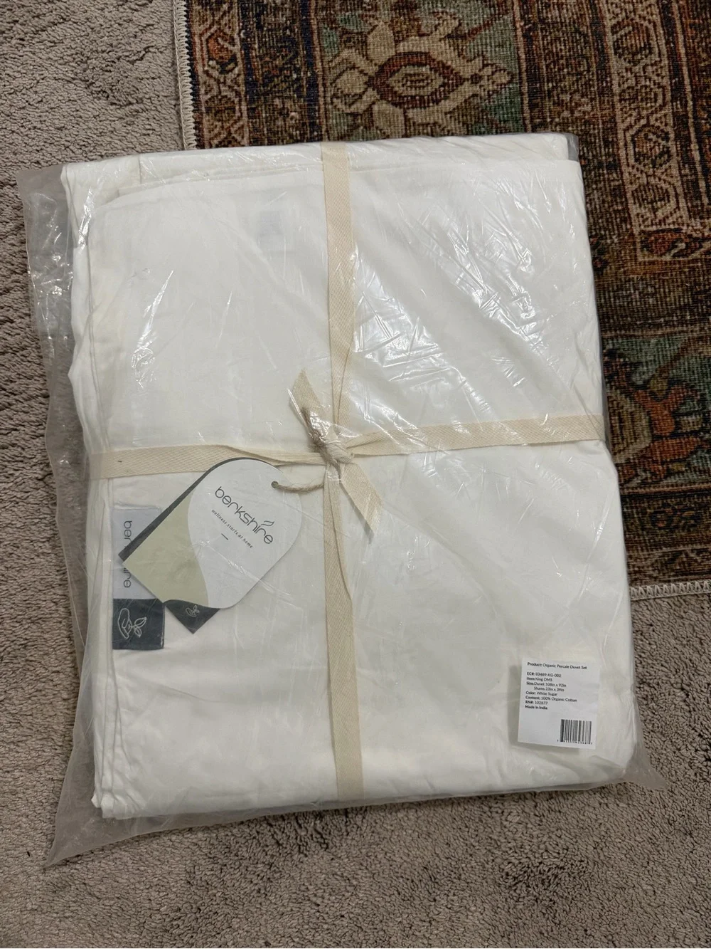 Berkshire organic duvet cover